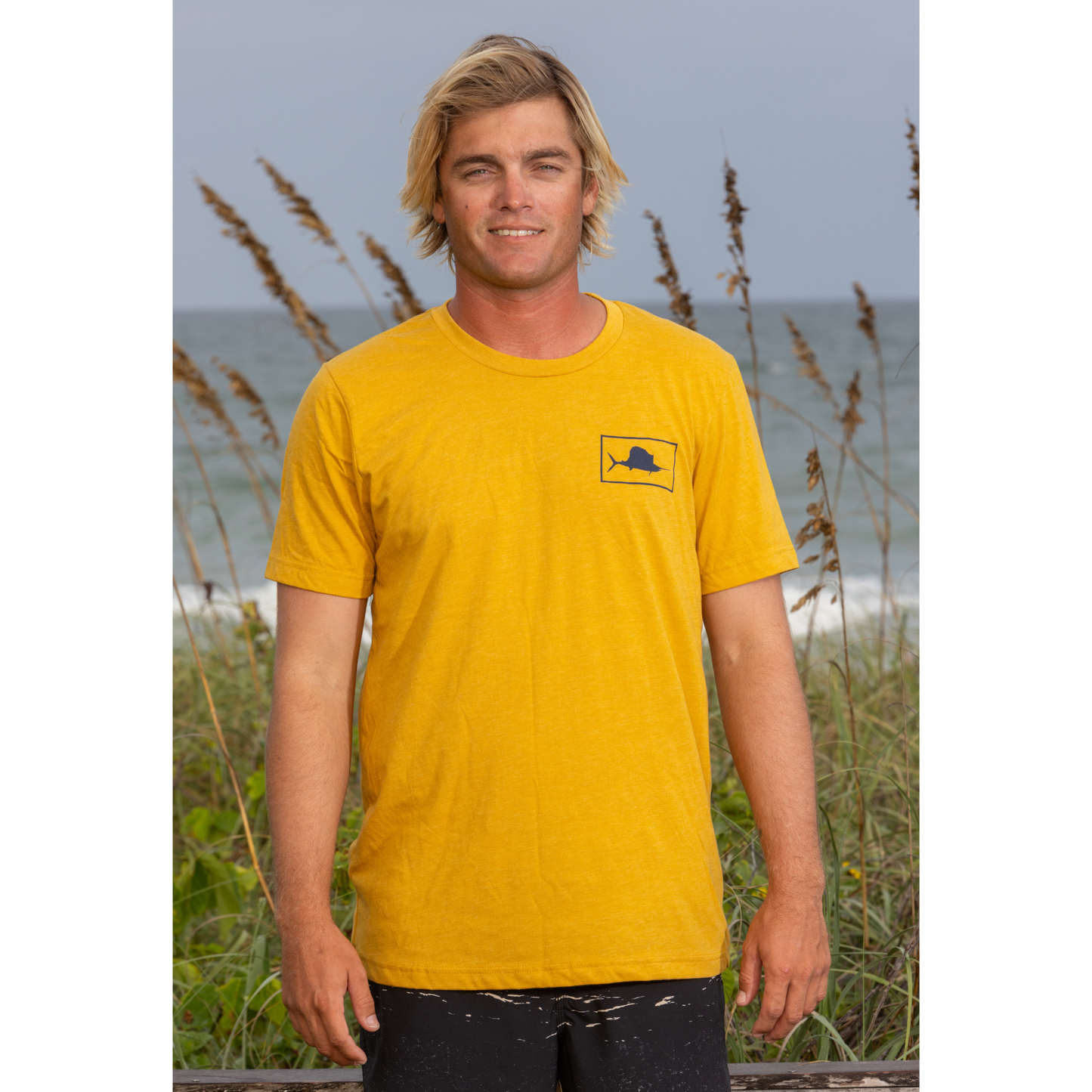 Sailfish Mustard Short Sleeve T-Shirt