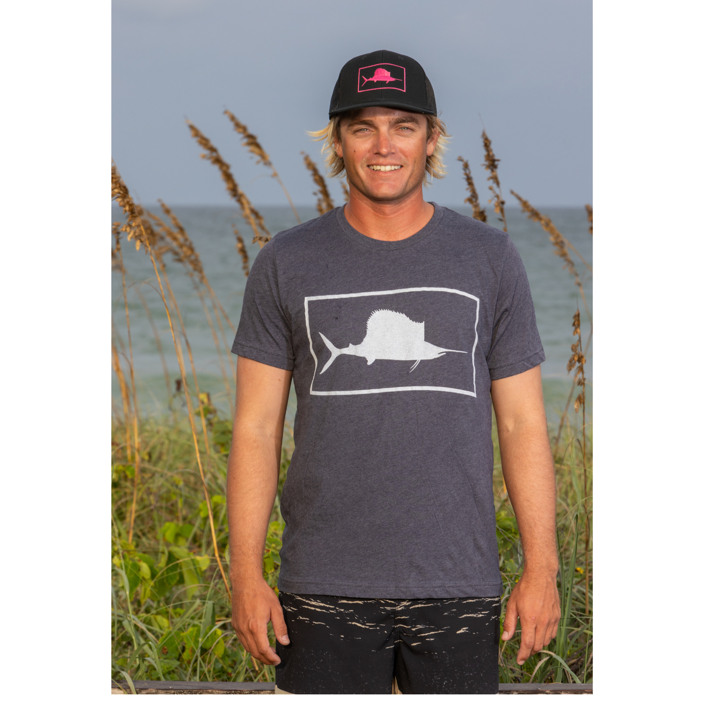 Sailfish Navy Short Sleeve T-Shirt