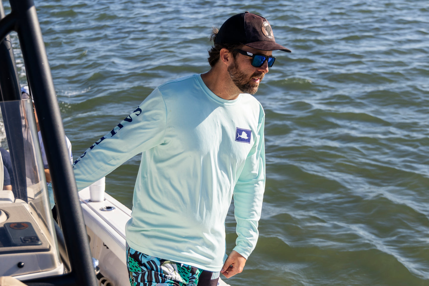 Seafoam Men's Performance Crew Neck