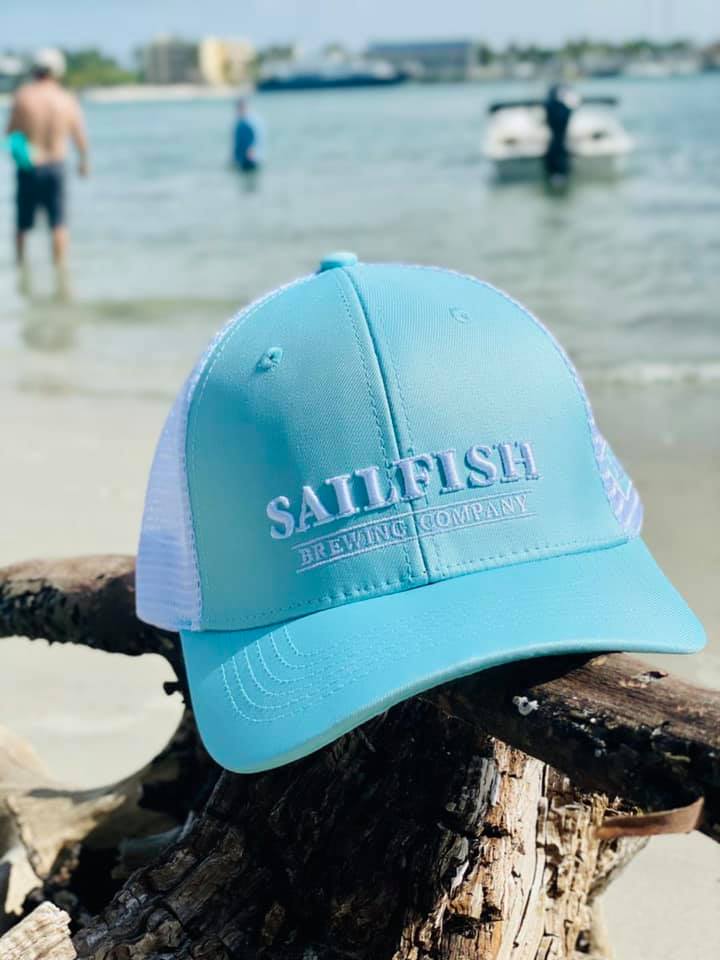 Sky Blue Sailfish Brewing Co Hat