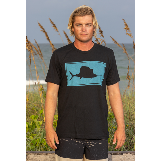 Sailfish Black Short Sleeve T-Shirt